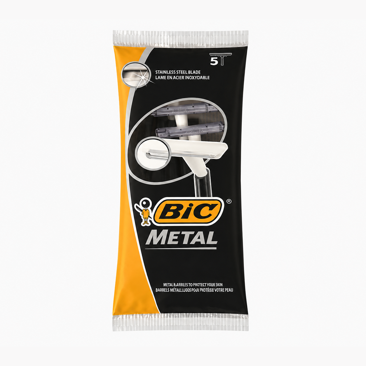 3086125705416 - F BIC Razor METAL 5pcs - Image 1