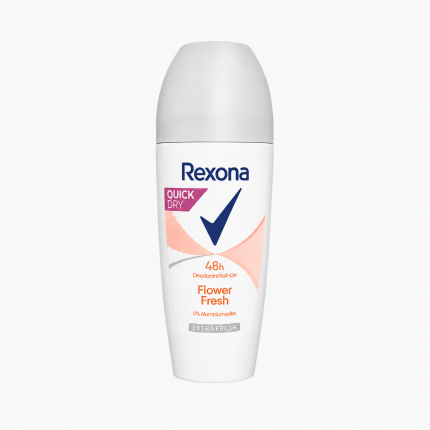 REXONA Deo Roll-On 50 ml FLOWER FRESH EXTRA FRESH 48H 0% ALUMINIUM